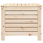 vidaXL Repose-pied de jardin 62x63 5x53 5 cm bois de pin massif