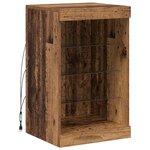 vidaXL Buffet LED Bois ancien 41 x 37 x 67 cm Bois d'ingénierie