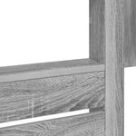 vidaXL Lit Superposé pour Enfants Gris Sonoma 90 x 190 cm