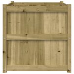 vidaXL Jardinière d'extérieur 70x70x70 cm bois de pin imprégné