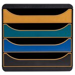 Module De Classement Big Box 4 Tiroirs Neo Deco - Couleurs Assorties - Exacompta