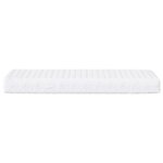 vidaXL Matelas en mousse blanc 90x210 cm dureté H2 H3