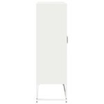 vidaXL Buffet haut blanc 68x39x123 cm acier