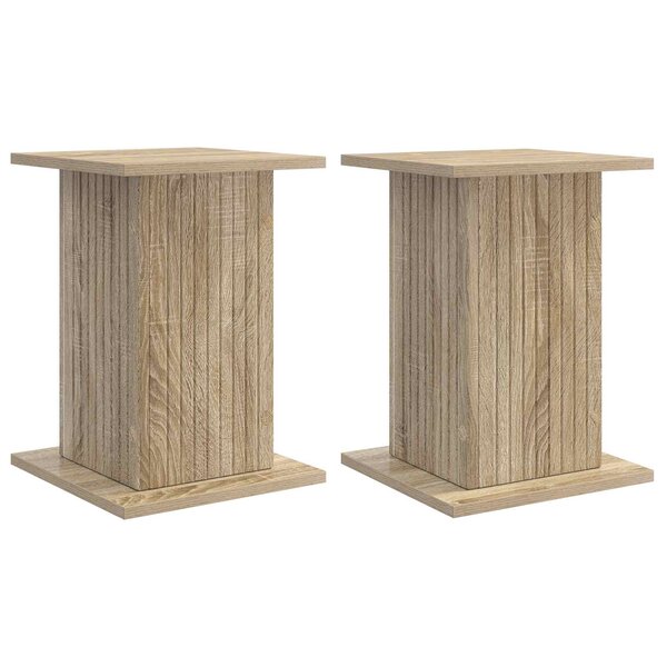 vidaXL Support de Plante 2 pc Chêne Sonoma 30 5 x 30 x 43 cm