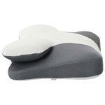 vidaXL Coussin pour le cou Blanc 57 x 36 x 13 cm Polyester