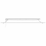 vidaXL Auvent Blanc 5 × 3 5 m Métal