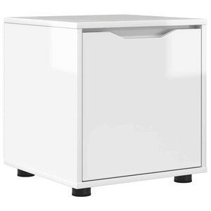 vidaXL Cabinet de salle de bain Blanc brillant 40 5 x 40 x 44 cm