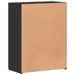 vidaXL Armoire de classement noir 60x32x77 5 cm bois d'ingénierie