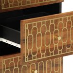 vidaXL Armoire latérale 40x33x75 cm bois massif de manguier