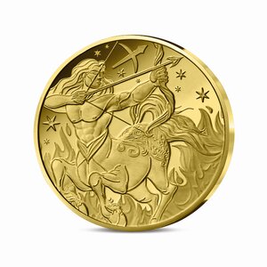 Signes astros - Sagittaire - Monnaie de 5€ 1/2g or