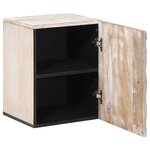 vidaXL Cabinet de Salle de Bain Suspendu Blanc 38 x 33 5 x 48 cm