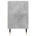 vidaXL Meuble TV gris béton 69 5x30x50 cm bois d'ingénierie