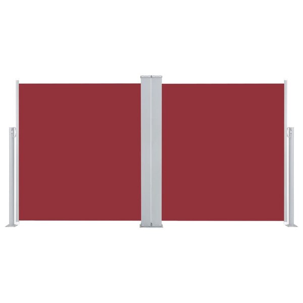 vidaXL Auvent latéral rétractable 170 x 600 cm Rouge