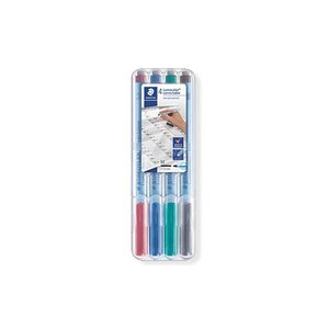 STAEDTLER Marqueur correctable 305M Lumocolor  étui de 4