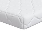 vidaXL Matelas Blanc 160 x 80 cm Mousse