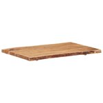 vidaXL Dessus de table Bois d'acacia massif 100x(50-60)x3 8 cm