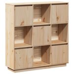 vidaXL Buffet 110 5x35x117 cm Bois de pin massif