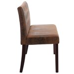 Banc banquette 148 5 x 52 x 84 5 cm similicuir daim marron 02_0010809