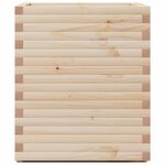 vidaXL Jardinière 60x60x72 cm bois de pin massif
