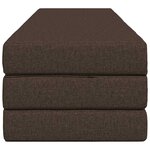 vidaXL Canapé-lit pliable 180 x 67 x 45 cm Taupe