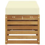 vidaXL Banc de Jardin Bois d'Acacia Massif Naturel