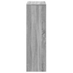 vidaXL Étagère séparatrice de pièce à 3 niveaux sonoma gris 99x29x99cm