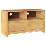 Buffet TV vidaXL "DRAMMEN" 99x43x55 cm en bois massif de pin