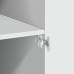 vidaXL Buffet haut blanc 70x42 5x185 cm bois d'ingénierie