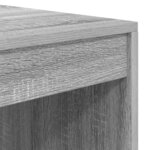 vidaXL Bureau Sonoma gris 80 x 50 x 76 cm Bois d'ingénierie