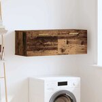 vidaXL Meuble mural Bois ancien 100 x 36.5 x 35 cm Bois d'ingénierie