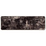 vidaXL Coureur de Tapis MARSA Noir 100 x 450 cm Polyester et PVC