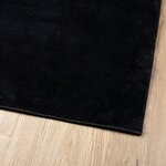 vidaXL Tapis OVIEDO à poils courts noir 200x200 cm