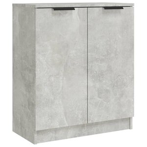 vidaXL Buffet Gris béton 60x30x70 cm Bois d'ingénierie