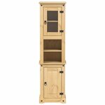 vidaXL Armoire de salle de bain Corona 50x40x185 cm bois de pin massif