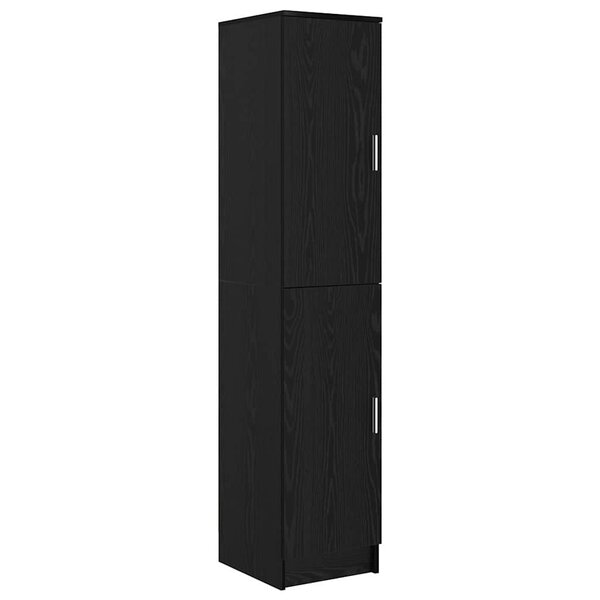 vidaXL Highboard Chêne noir 35 x 39 x 168 cm Bois d'ingénierie