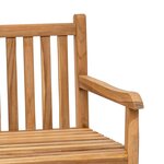 vidaXL Banc de Rangement de Jardin Marron 228 x 60 x 90 cm