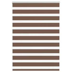 vidaXL Store zèbre marron 115x150cm largeur du tissu 110 9cm polyester