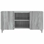 vidaXL Meuble TV 102 x 34 5 x 52 cm Sonoma gris Bois d'ingénierie
