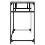 vidaXL Bureau sonoma gris bois d'ingénierie et acier enduit de poudre