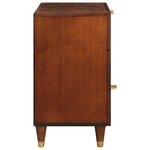 vidaXL Tables de chevet 50 x 33 x 60 cm Bois de mangue massif
