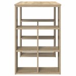 vidaXL Bureau Chêne sonoma 90 x 50 x 75 cm Bois d'ingénierie