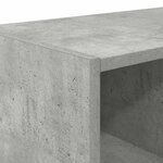 vidaXL Étagère à chaussures empilable gris béton 89 5x30x40 cm
