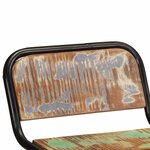 vidaXL Tabourets de bar lot de 2 46x35 5x70cm bois massif récupération