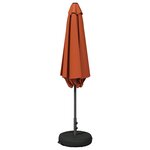 vidaXL Parasol de jardin avec base 270 x 270 cm Polyester