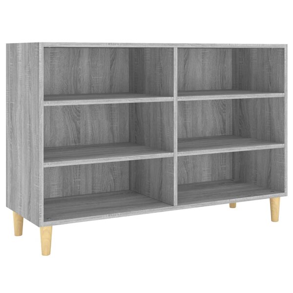 vidaXL Buffet sonoma gris 103 5x35x70 cm bois d'ingénierie
