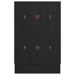 vidaXL Cadre de lit avec rangement Chêne noir 236.5 x 150 x 31.5 cm