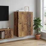vidaXL Armoire Murale Bois ancien 66 x 34 5 x 90 cm Bois d'ingénierie