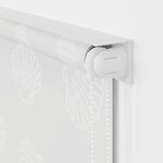 vidaXL Store roulant de douche 140x240 cm Étoile de mer