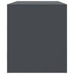 vidaXL Meuble TV anthracite 99x39x44 cm acier