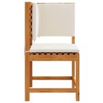 vidaXL Chaise de jardin Marron 50 x 50 x 91cm Bois d'acacia massif
